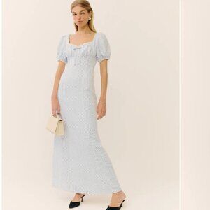 Cherise Linen Dress - Reformation - Size: 8
